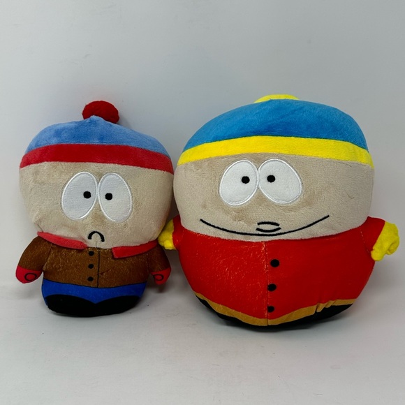 South Park 8” Eric Cartman, 7” Stan Marsh Plush Stuffed H8 - Picture 1 of 6